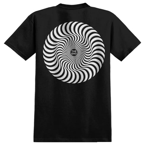 Spitfire - Classic Swirl Overlay Tee (Black)